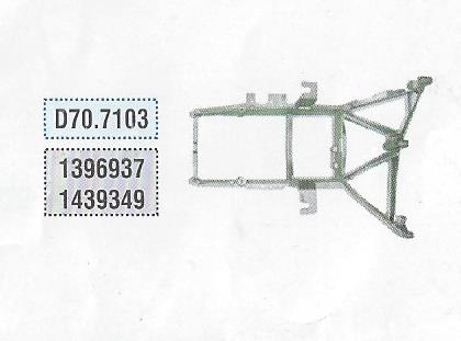FAR TUTUCU BRAKET DAF XF  95 V-2 105 SOL 1396936-1439348-1862945 KAHVECI